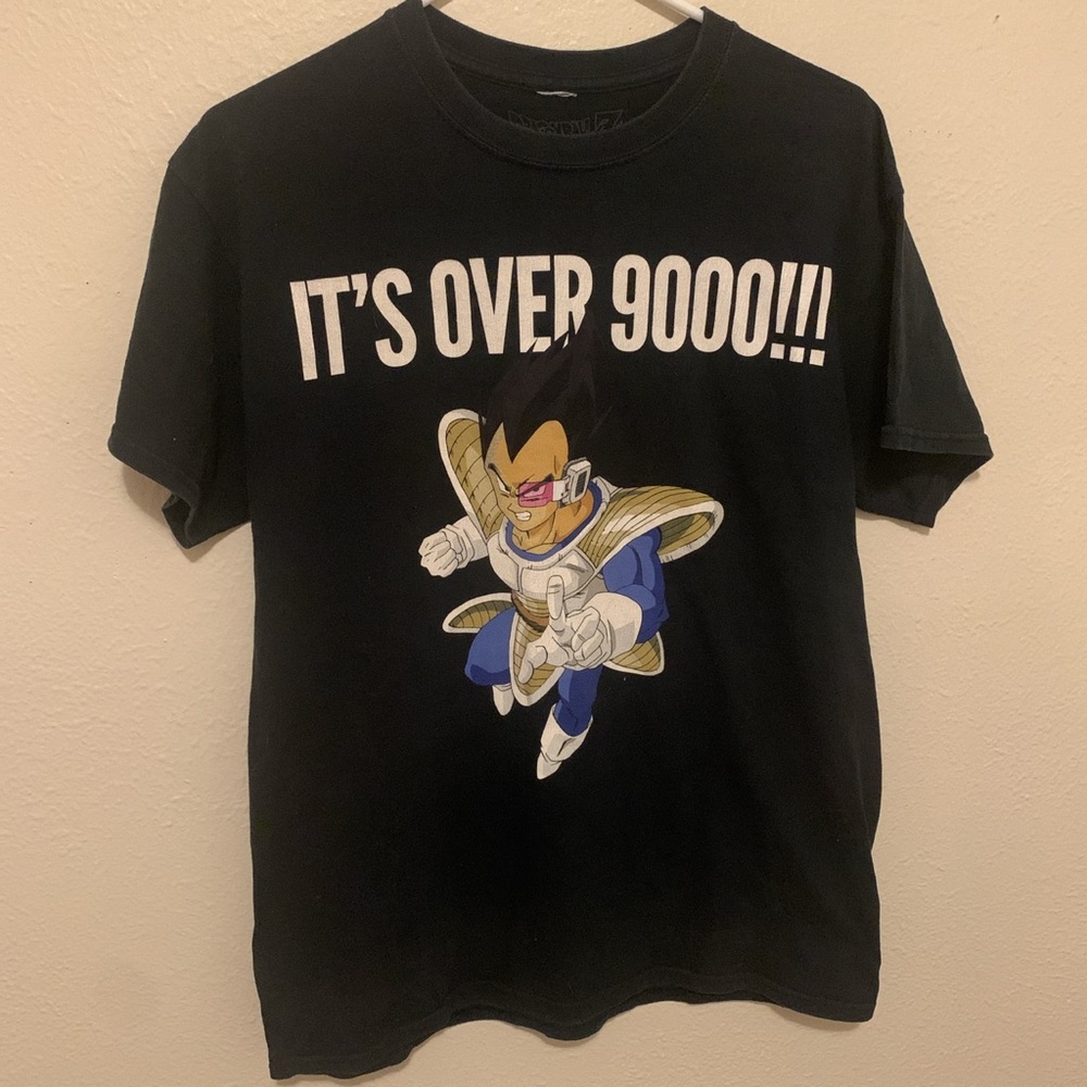 Dragon Ball Z Over 9000 T-Shirt medium